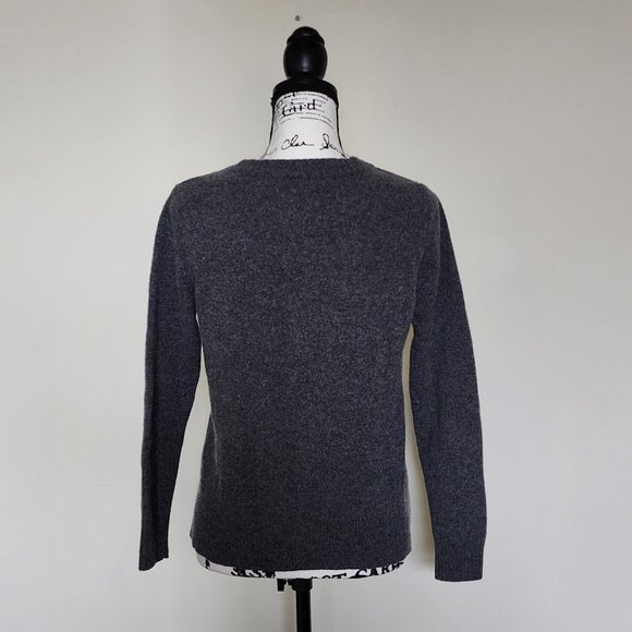 J. Crew Two-Toned Gray Wool Sweater - Picture 8 of 9